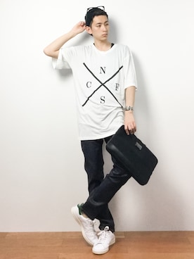 原口 聖也さん（メンズ・180cm）の春コーディネート