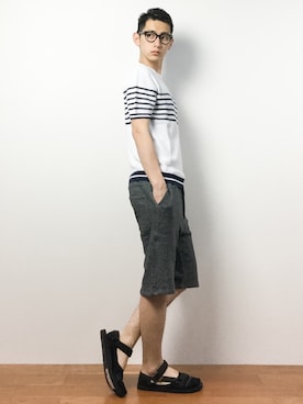 原口 聖也さん(メンズ・180cm)の春コーディネート