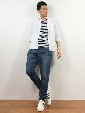 原口 聖也さん（メンズ・180cm）の春コーディネート