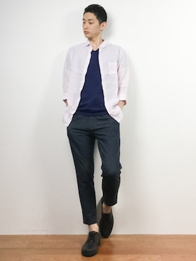 原口 聖也さん（メンズ・180cm）の春コーディネート