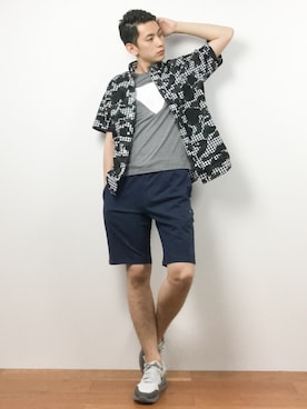 原口 聖也さん（メンズ・180cm）の夏コーディネート