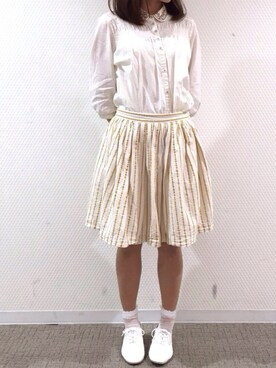 「SM2（エスエムツー）のアイテム」を使った、なかやまさん（レディース・156cm）の春コーディネート