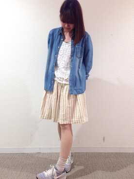 「SM2（エスエムツー）のアイテム」を使った、なかやまさん（レディース・156cm）の夏コーディネート