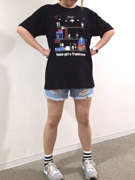 「アイテム（タイツ/ストッキング）」を使った、なかやまさん（レディース・156cm）の夏コーディネート