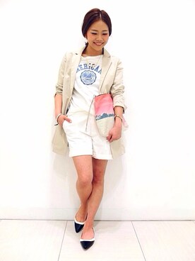 ＧＡＮさん（レディース・154cm）の春コーディネート