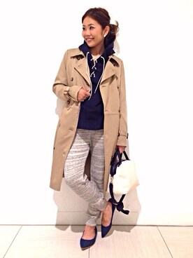 GANさん(レディース・154cm)の春コーディネート