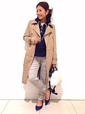 GANさん(レディース・154cm)の春コーディネート