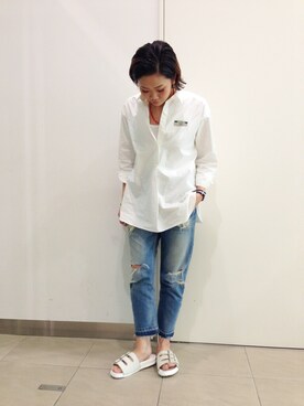 GANさん(レディース・154cm)の春コーディネート