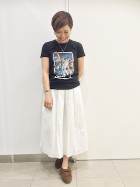 GANさん(レディース・154cm)の夏コーディネート