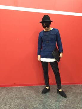 「MONKEY TIME（モンキータイム）のアイテム（バッグ）」を使った、Ta-君さん（メンズ・163cm）の秋コーディネート