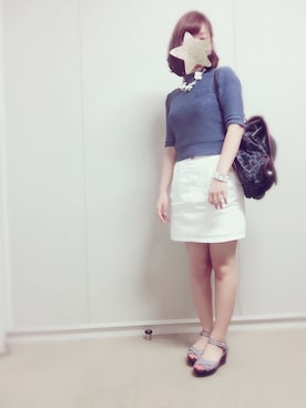 「ドラフトDAZ」｜Makiさん（レディース・163cm）の夏コーディネート