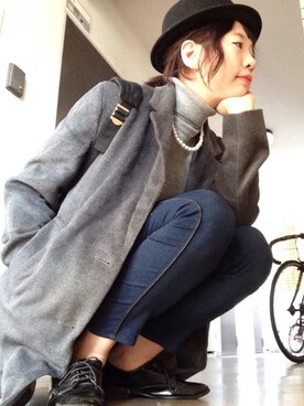 Kyu◡̈⃝⋆*さん(レディース・165cm)の秋コーディネート