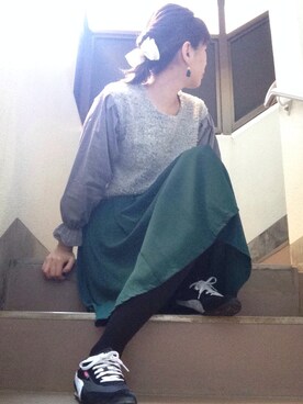 Kyu◡̈⃝⋆*さん（レディース・165cm）の冬コーディネート