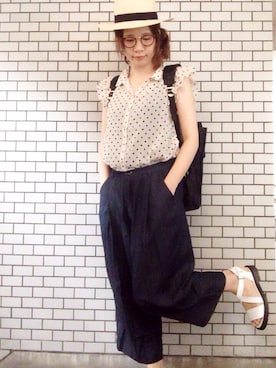 Kyu◡̈⃝⋆*さん(レディース・165cm)の夏コーディネート