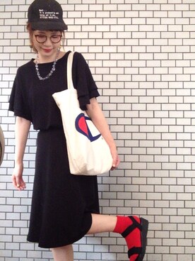 Kyu◡̈⃝⋆*さん（レディース・165cm）の夏コーディネート