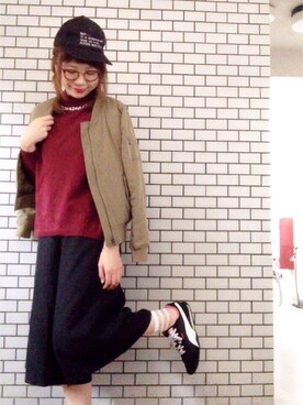 Kyu◡̈⃝⋆*さん(レディース・165cm)の秋コーディネート