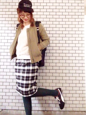 Kyu◡̈⃝⋆*さん(レディース・165cm)の秋コーディネート