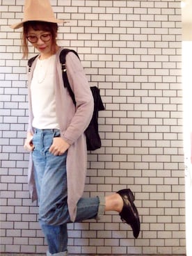 Kyu◡̈⃝⋆*さん（レディース・165cm）の秋コーディネート