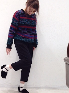 Kyu◡̈⃝⋆*さん（レディース・165cm）の冬コーディネート