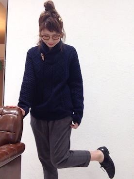 Kyu◡̈⃝⋆*さん（レディース・165cm）の冬コーディネート