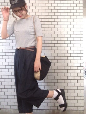 「ORiental TRaffic（オリエンタルトラフィック）の【再値下げ！SALE 50%OFF】【スポーツ系サンダル人気No1！】★スポーツサンダル★5203（サンダル）」を使った、Kyu◡̈⃝⋆*さん（レディース・165cm）の夏コーディネート