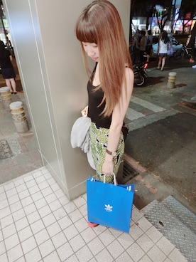 「アイテム（ジャージ）」を使った、Wei Weiさん（レディース・153cm・10代）の秋コーディネート