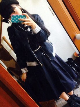 「DIABLE（ディアブル）のアイテム（帽子）」を使った、のんさん（レディース・150cm）の秋コーディネート