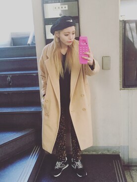 「NIKE(ナイキ)のアイテム(ハンチング/ベレー帽)」を使った、気ままにayonchanさん(レディース・151cm)の冬コーディネート