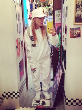 「JOYRICH」｜「アイテム（スウェット）」を使った、気ままにayonchanさん（レディース・151cm）の冬コーディネート