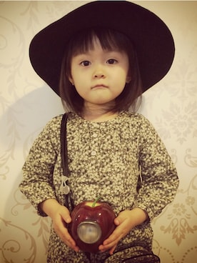 「Bonpoint（ボンポワン）のアイテム（バッグ）」を使った、Reo-Chamさん（キッズ・90cm）の夏コーディネート