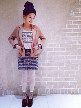 M.Iさん（レディース・152cm）の冬コーディネート