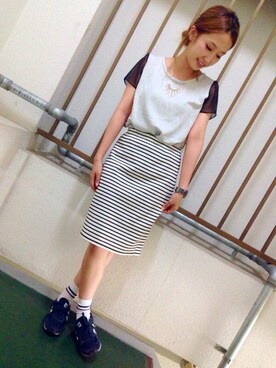 M.Iさん（レディース・152cm）の夏コーディネート