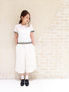 「アイテム（レッグウェア）」を使った、M.Iさん（レディース・152cm）の春コーディネート