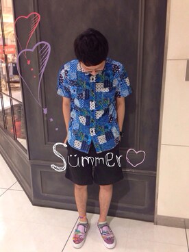むつっこさん（メンズ・165cm）の夏コーディネート