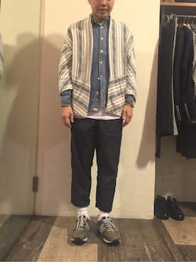 「ESPRIT（エスプリ）のアイテム（ジャケット/アウター）」を使った、YiTienTsengさん（メンズ・160cm）の冬コーディネート