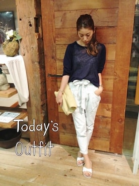 REIKA YOSHIDAさん(レディース・165cm)の夏コーディネート