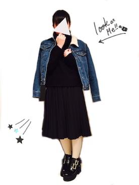 さわ子さん（レディース・153cm）の冬コーディネート