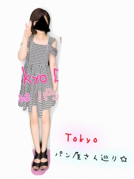 「Gloves（グローブス）のアイテム」を使った、chan ※※さん（レディース・157cm）の夏コーディネート