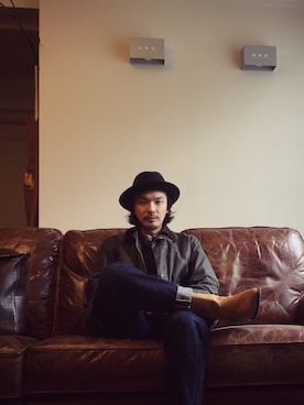 「outfit」｜「アイテム（マウンテンパーカー）」を使った、Yun young kwonさん（メンズ・180cm）の冬コーディネート