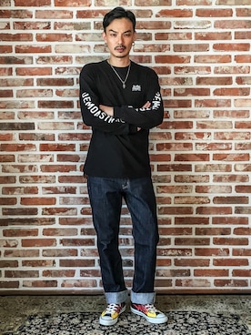 「oversize」｜Yun young kwonさん（メンズ・180cm）の夏コーディネート