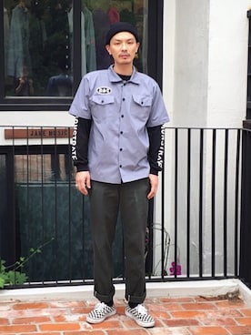 「daily look」｜Yun young kwonさん（メンズ・180cm）の夏コーディネート
