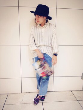 「SEVENDAYS=SUNDAY（セブンデイズサンデイ）のアイテム（シャツ/ブラウス）」を使った、annaさん（レディース・148cm）の秋コーディネート