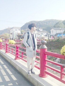 「A（エィス）のアイテム（ジャケット/アウター）」を使った、hiroさん（メンズ・168cm）の秋コーディネート