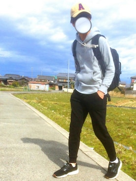 かずまさん（メンズ・170cm）の冬コーディネート