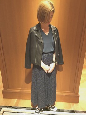 Miho Iijimaさん（レディース・166cm）の夏コーディネート