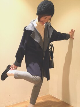 「beautiful people（ビューティフルピープル）のアイテム（その他アウター）」を使った、Miho Iijimaさん（レディース・165cm）の秋コーディネート