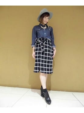 BABYLONE　立川店さん（レディース・155cm）の秋コーディネート