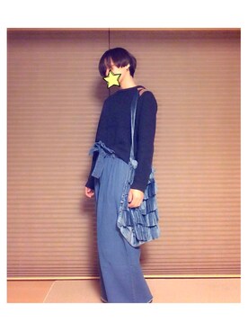 「stradivarius（ストラディバリウス）のアイテム（ブルゾン）」を使った、かおりん〽︎さん（レディース・166cm）の秋コーディネート