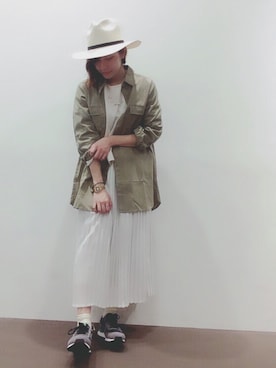 「SEVENDAYS=SUNDAY（セブンデイズサンデイ）のアイテム（チュニック）」を使った、はるさん（レディース・157cm）の春コーディネート