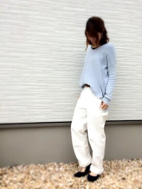 「SEVENDAYS=SUNDAY（セブンデイズサンデイ）のアイテム（チュニック）」を使った、はるさん（レディース・157cm）の春コーディネート